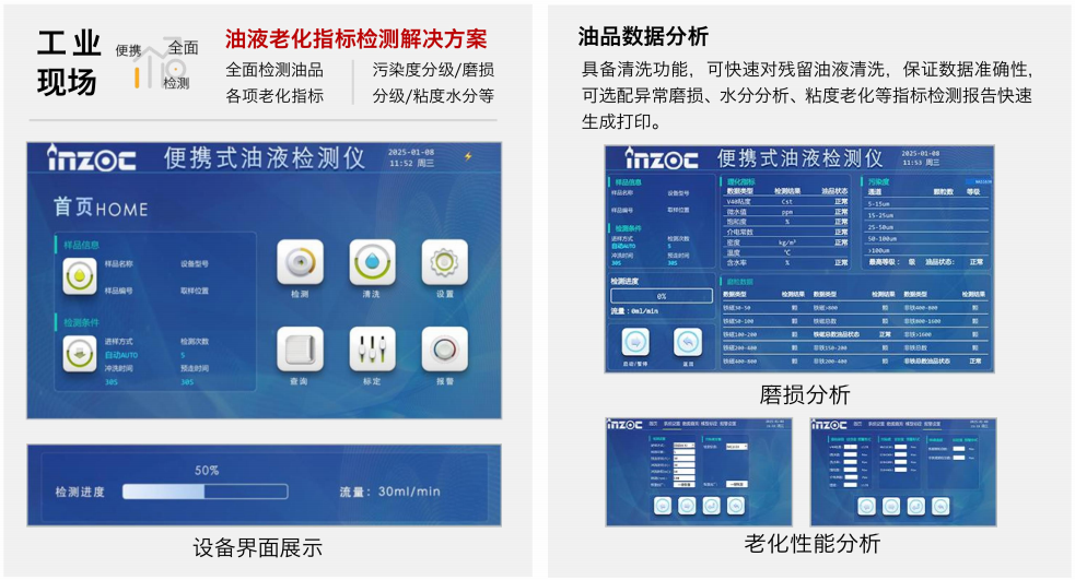 便攜式油液污染度檢測儀 - 快速現(xiàn)場油液質(zhì)量分析利器